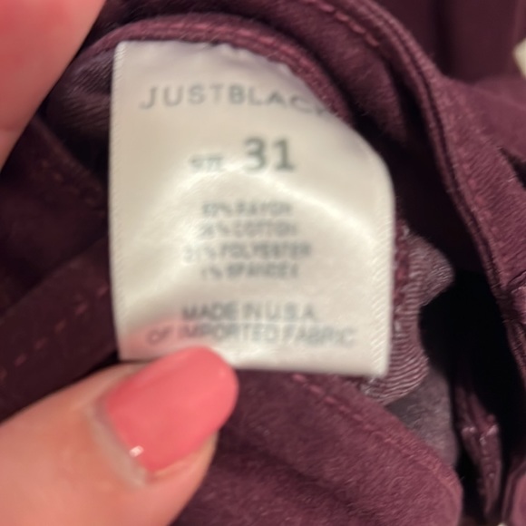 Plum fitted jeans - Picture 3 of 4